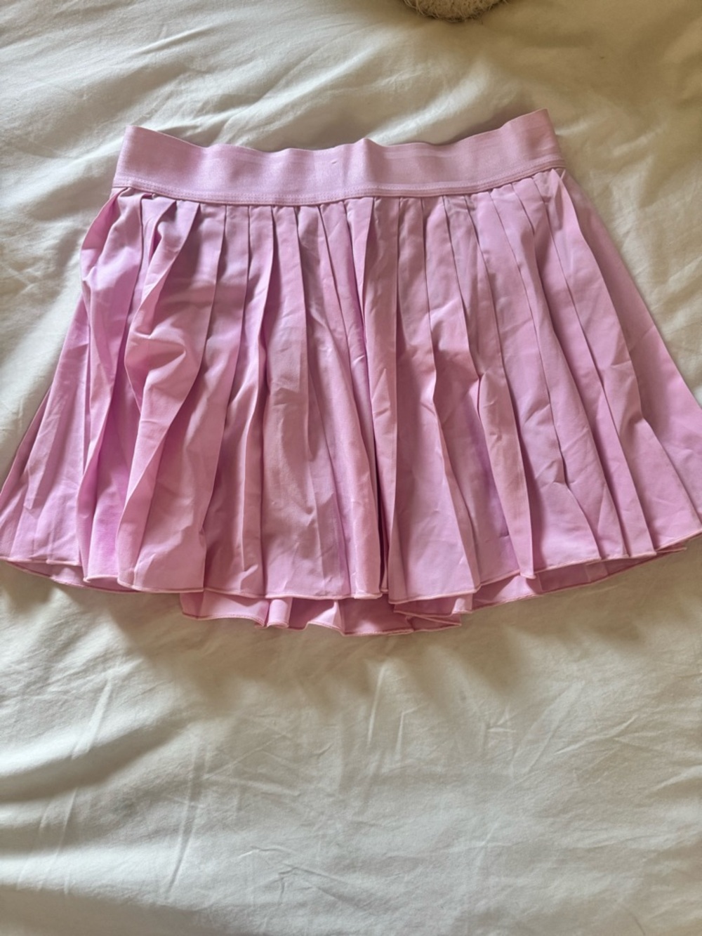 Pleated Pink Mini Tennis Skirt